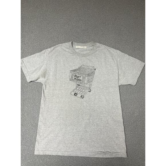 Phat moms Men's T-Shirt Short Sleeve gray Size Large humor funny tee - Picture 1 of 10